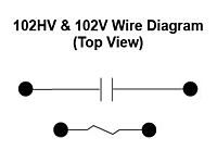 102HV & 102V Series - High Voltage Switching Special Purpose Relays - Wiring Diagram