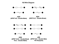 102 Series - Contactors - Wiring Diagram