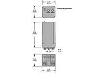 236 Series - Adjustable Voltage Sensors - Dimensional Picture