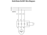 645S Series - Solid State On / Off Relays - Wiring Diagram