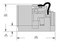 425 Series - Open Style Power Relays - Dimensional Picture