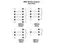 MRR, RR Series - Axial Lead, Shielded Reed Relays - Wiring Diagram