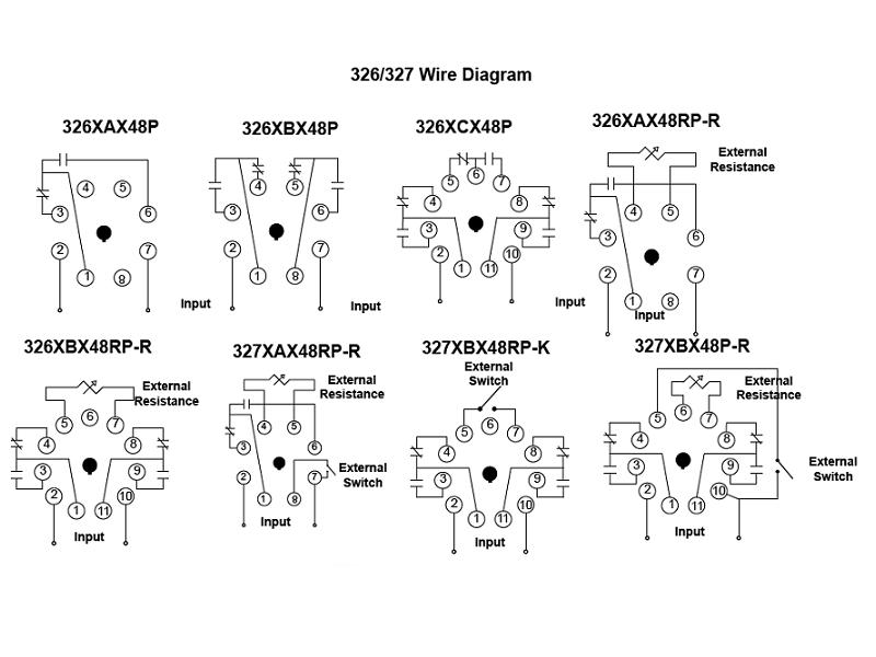 Item # 326XBX48P-010-115-125VDC, 326/327 Series - Time Delay Relays On