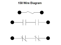158 Series - High Voltage, Open Style Special Purpose Relays - Wiring Diagram