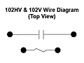 102HV & 102V Series - High Voltage Switching Special Purpose Relays - Wiring Diagram